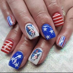 Patriotic Nails